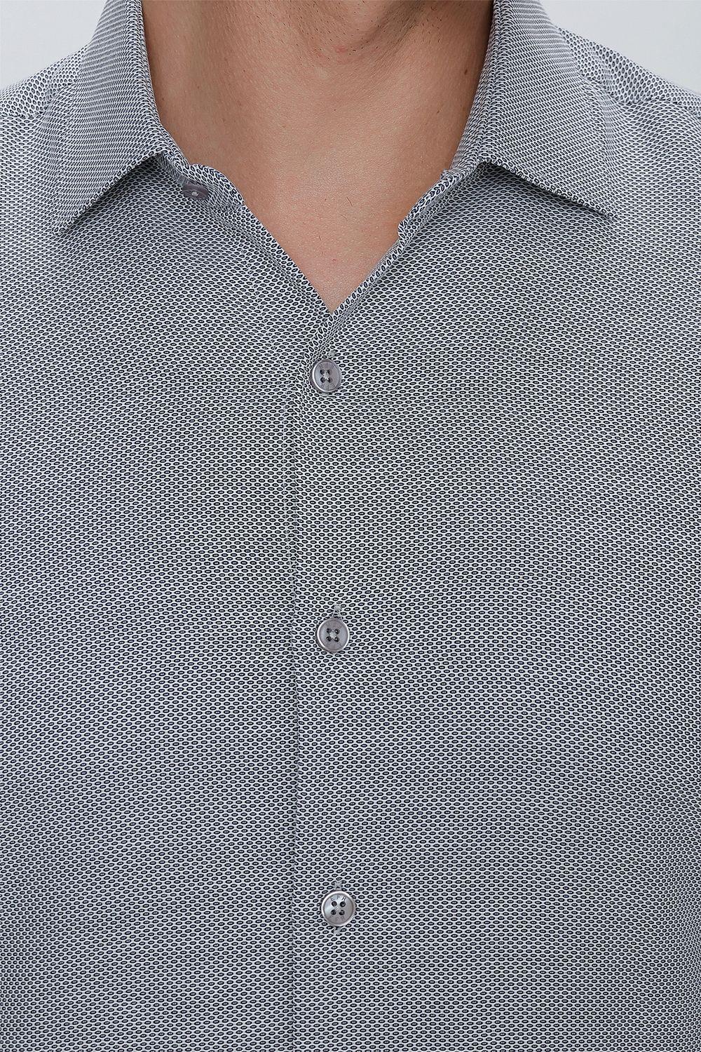 GK 672 Slim Fit Siyah Klasik Gömlek