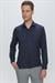 GK 673 Slim Fit Lacivert Klasik Gömlek