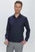 GK 673 Slim Fit Lacivert Klasik Gömlek
