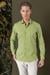 GK 709 Slim Fit Açık Yeşil Klasik Gömlek