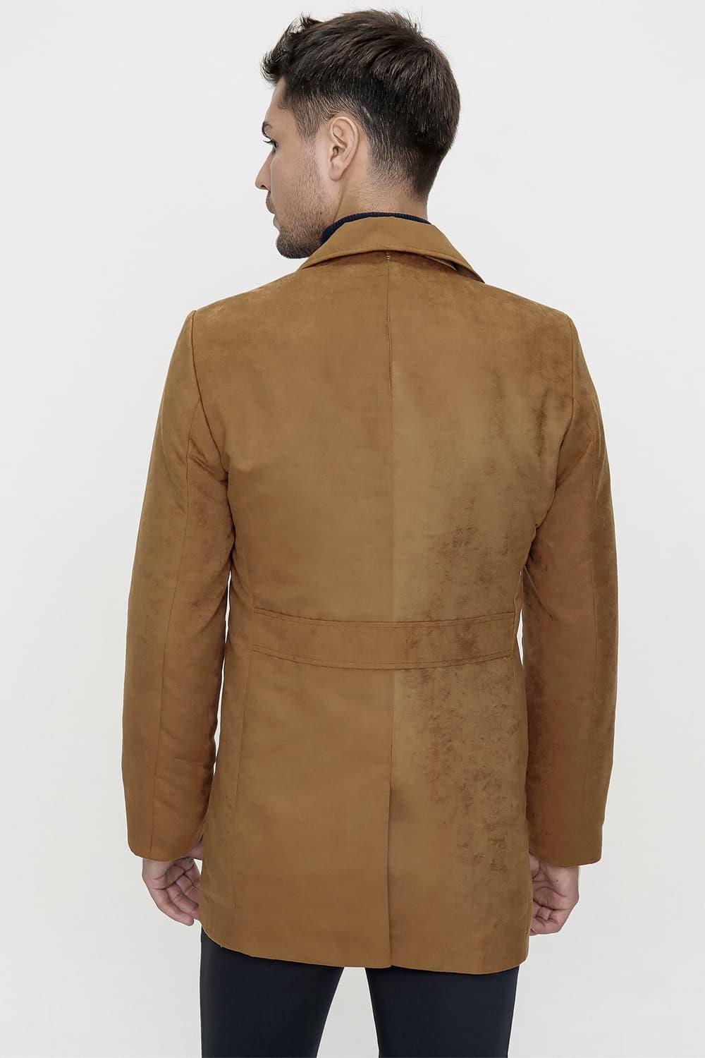 KA 069 Slim Fit Camel Spor Kaban