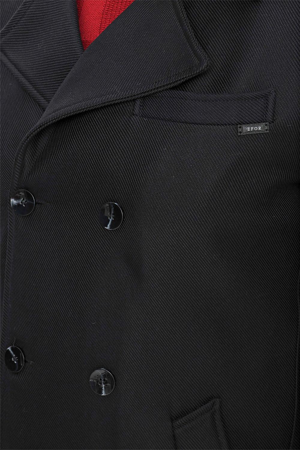 KA 075 Slim Fit Siyah Spor Kaban