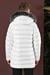 KA 076 Slim Fit Beyaz Spor Kaban