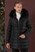 KA 076 Slim Fit Siyah Spor Kaban