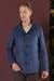 KA 080 Slim Fit Havacı Mavi Spor Kaban