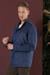 KA 080 Slim Fit Havacı Mavi Spor Kaban