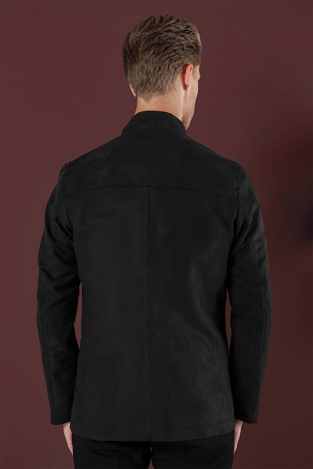 KA 080 Slim Fit Siyah Spor Kaban
