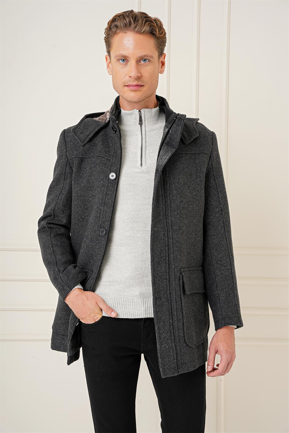 KA 083 Slim Fit Antrasit Spor Kaban