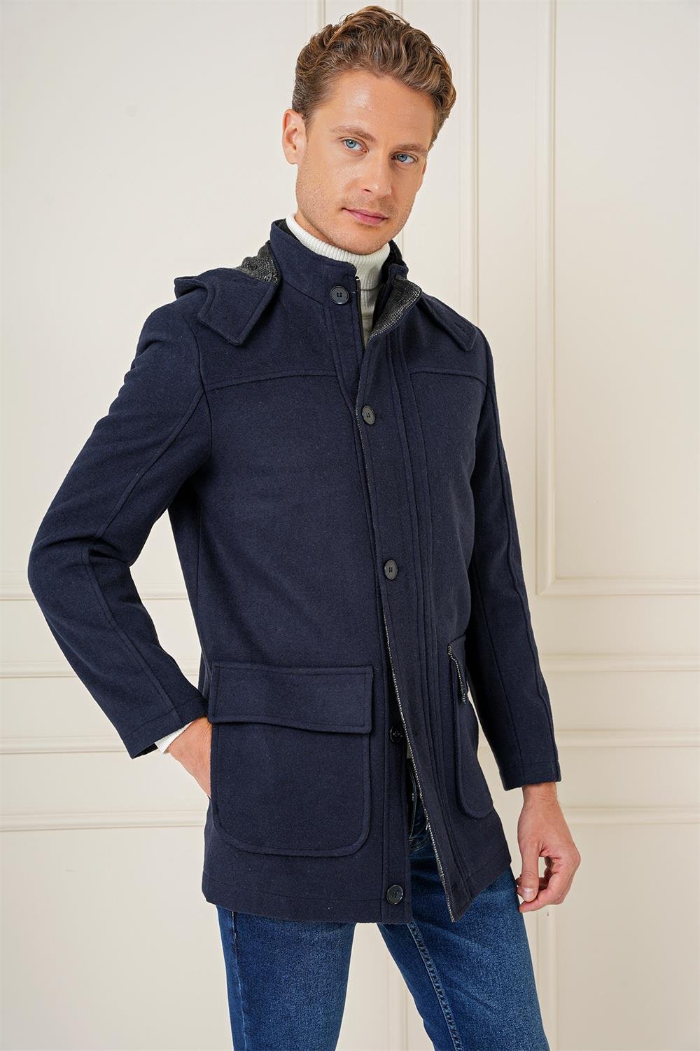 KA 083 Slim Fit Lacivert Spor Kaban