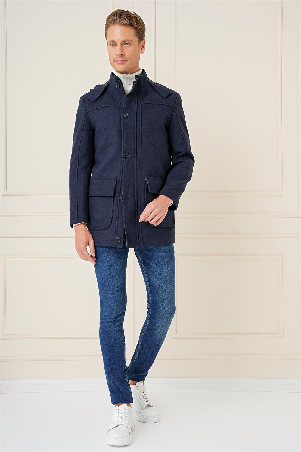 KA 083 Slim Fit Lacivert Spor Kaban
