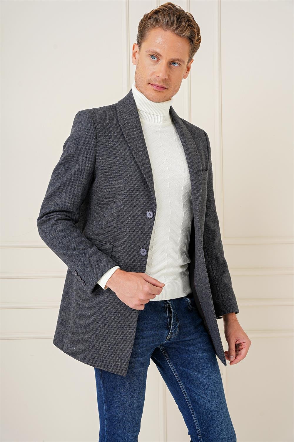 KA 084 Slim Fit Lacivert Spor Kaban