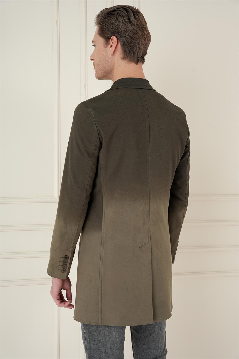 KA 088 Slim Fit Haki Spor Kaban