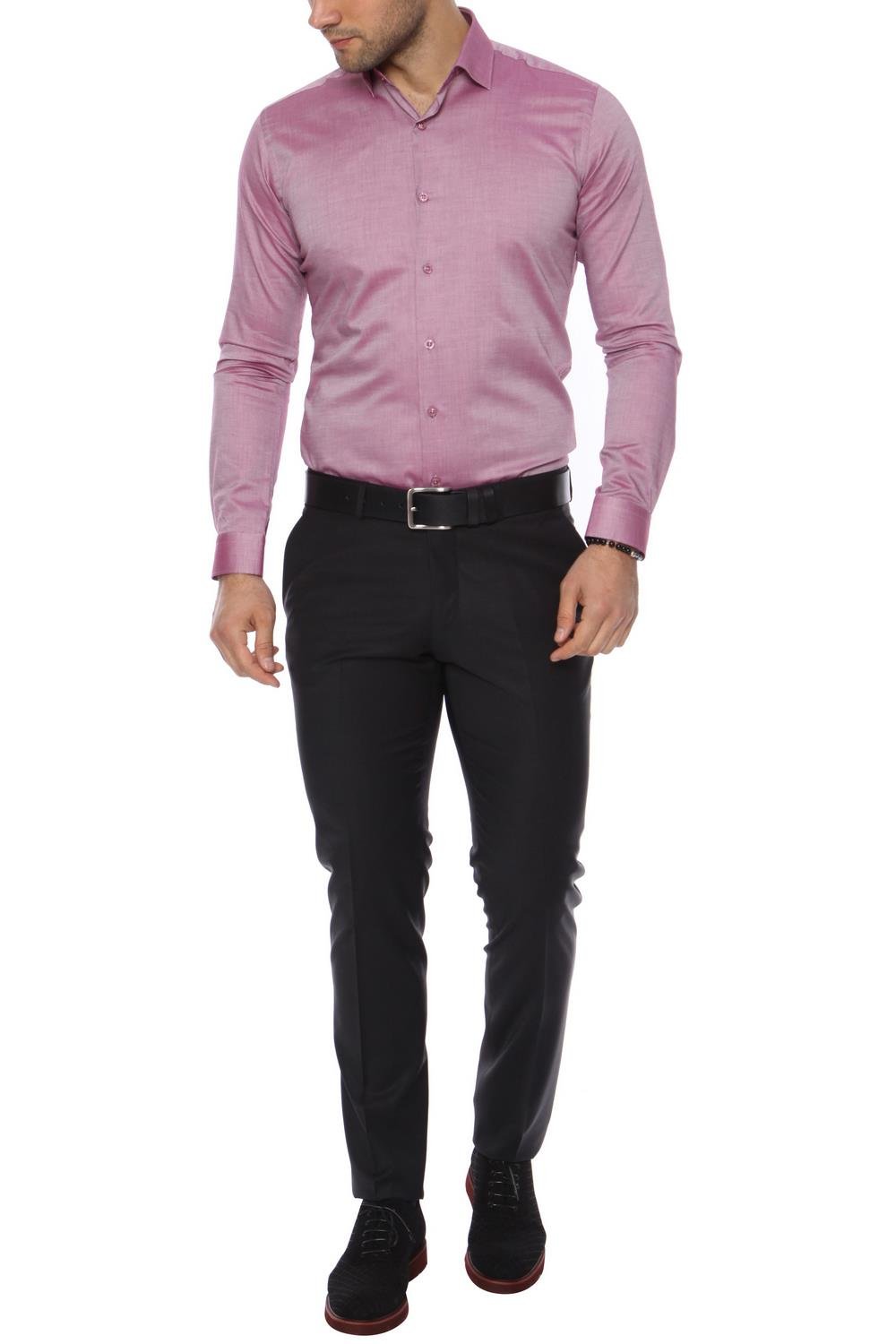 P 1016 Slim Fit Siyah Klasik Pantolon