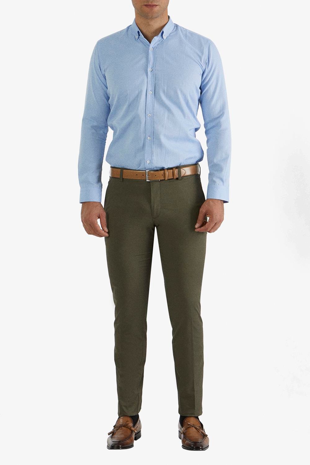 P 1050 Slim Fit Haki Spor Pantolon