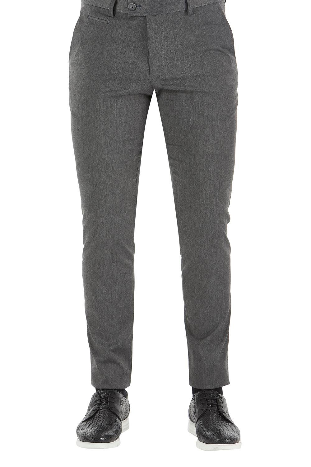 P 1052 Skınny Gri Spor Pantolon