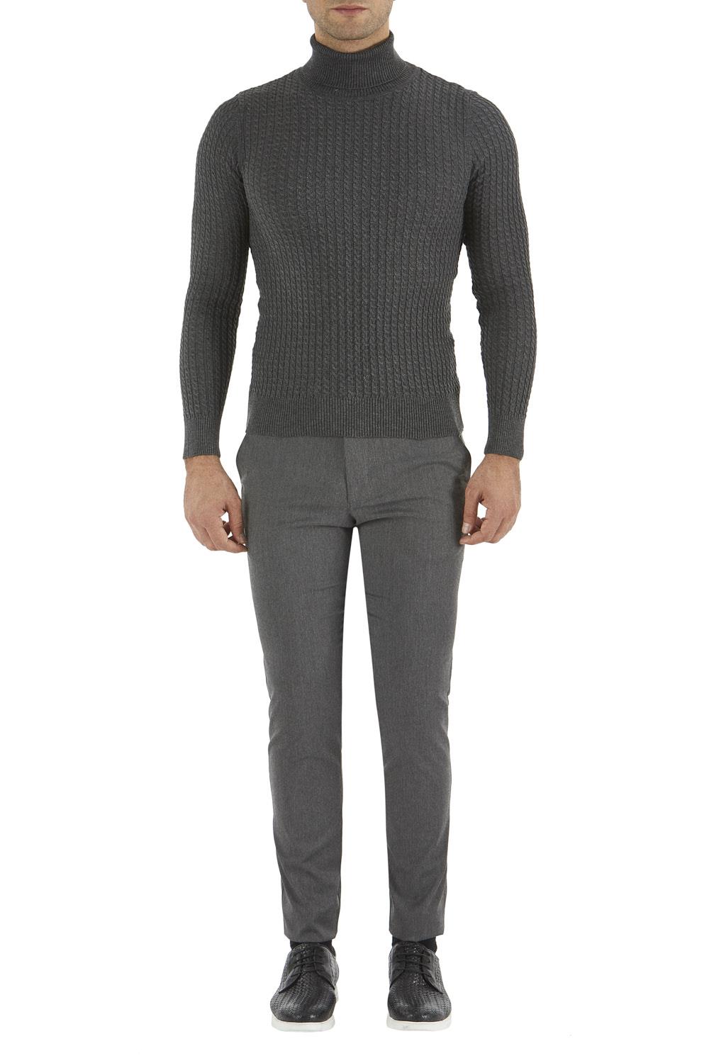 P 1052 Skınny Gri Spor Pantolon