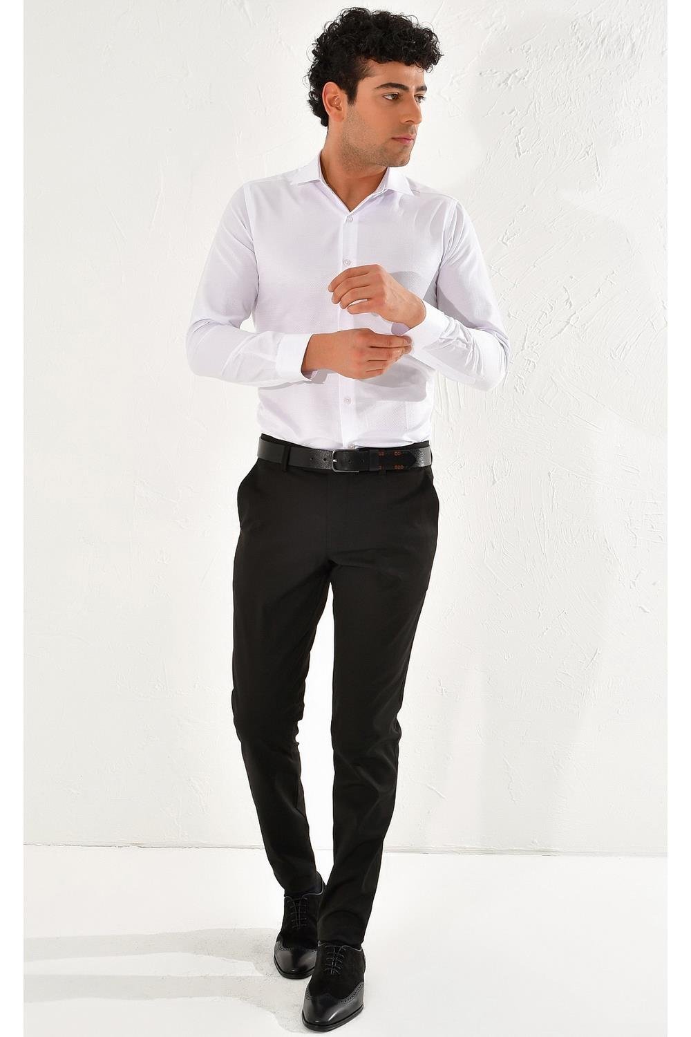 P 1052 Skınny Siyah Spor Pantolon