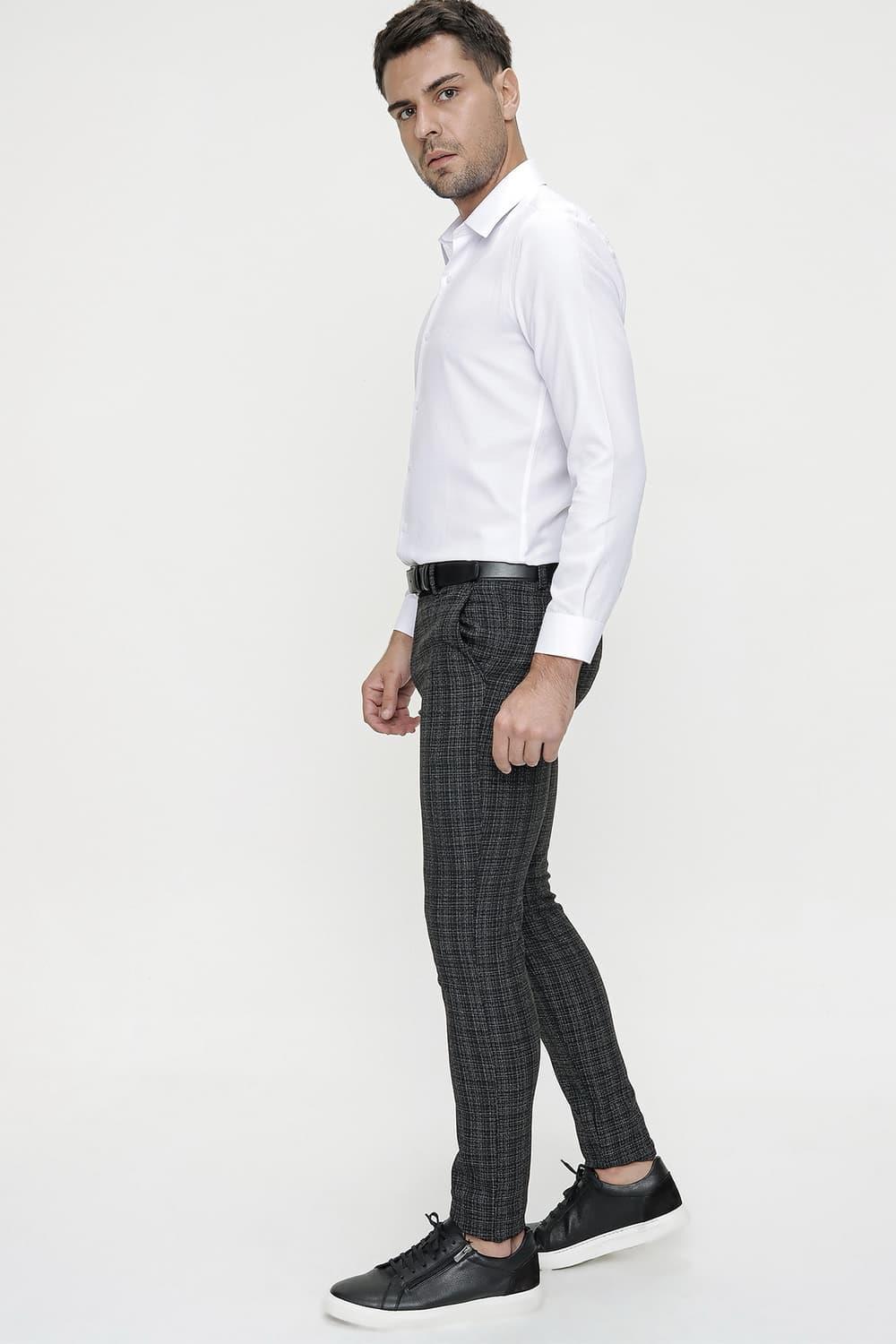 P 1082 Slim Fit Siyah Spor Pantolon