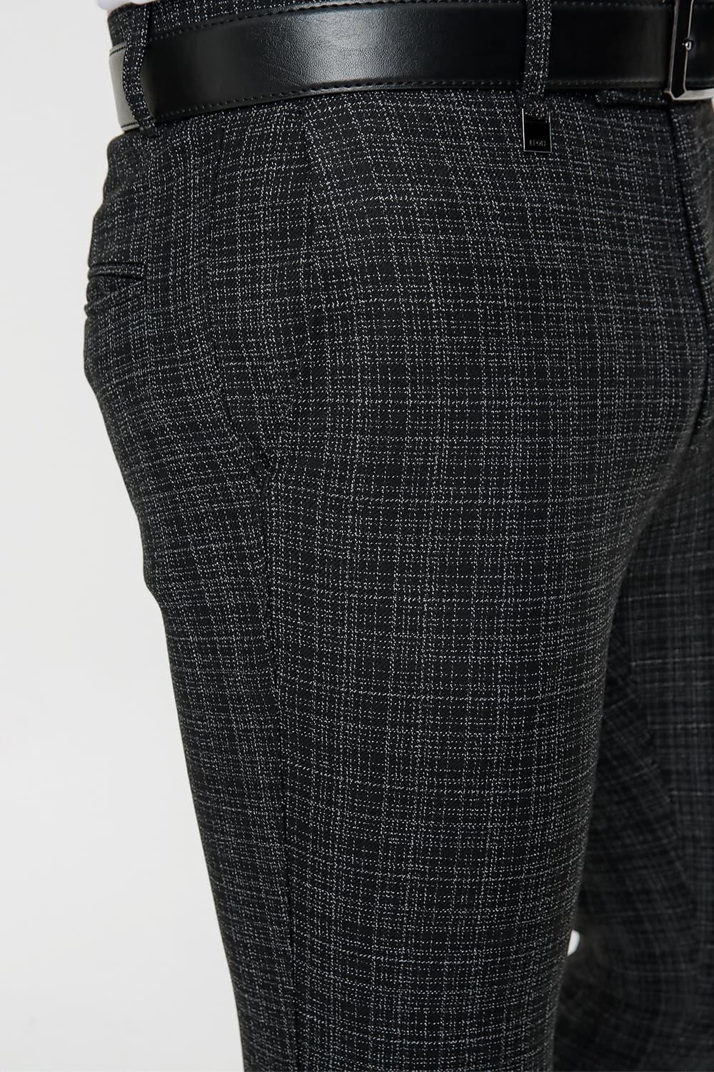 P 1082 Slim Fit Siyah Spor Pantolon