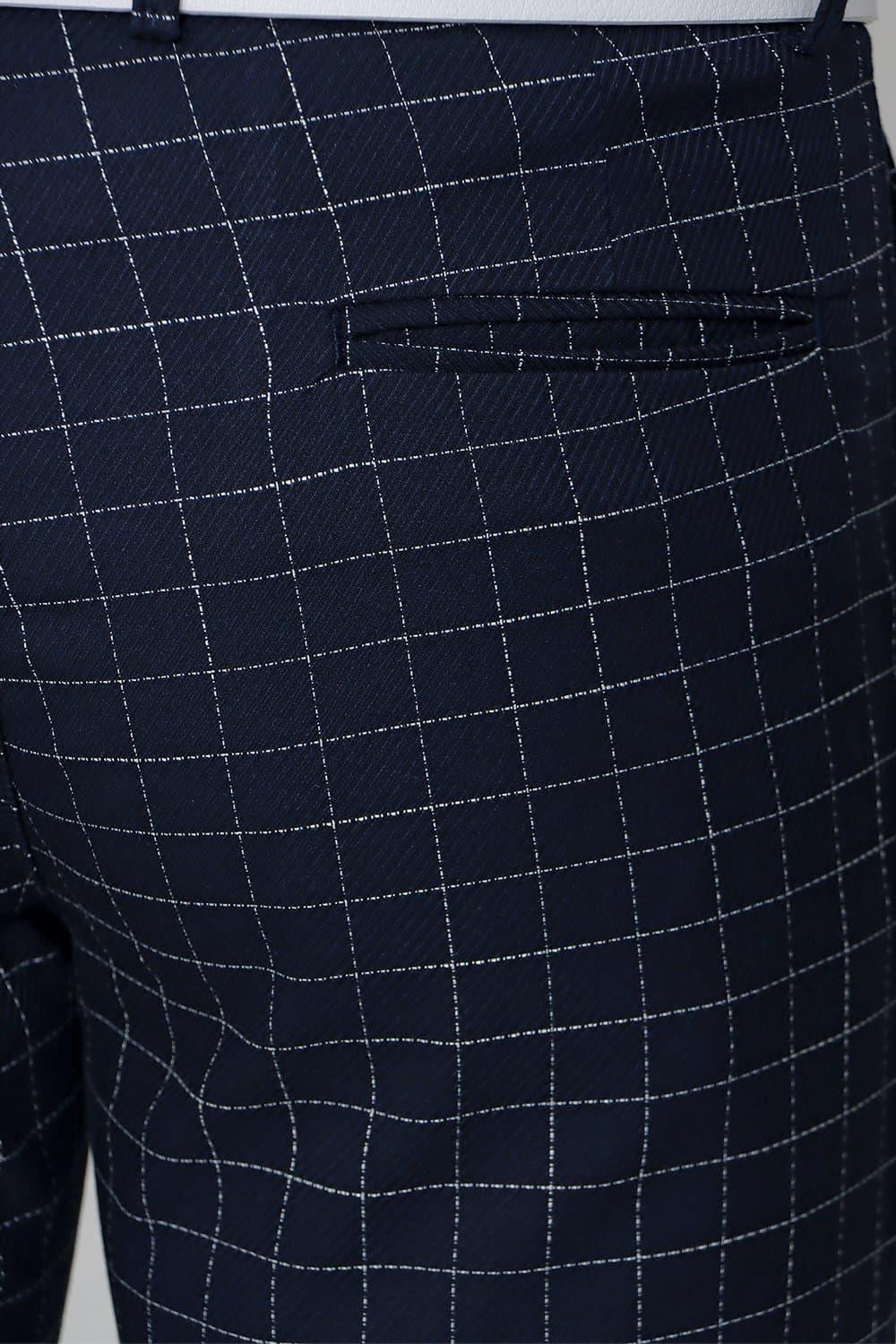 P 1083 Slim Fit Lacivert Spor Pantolon