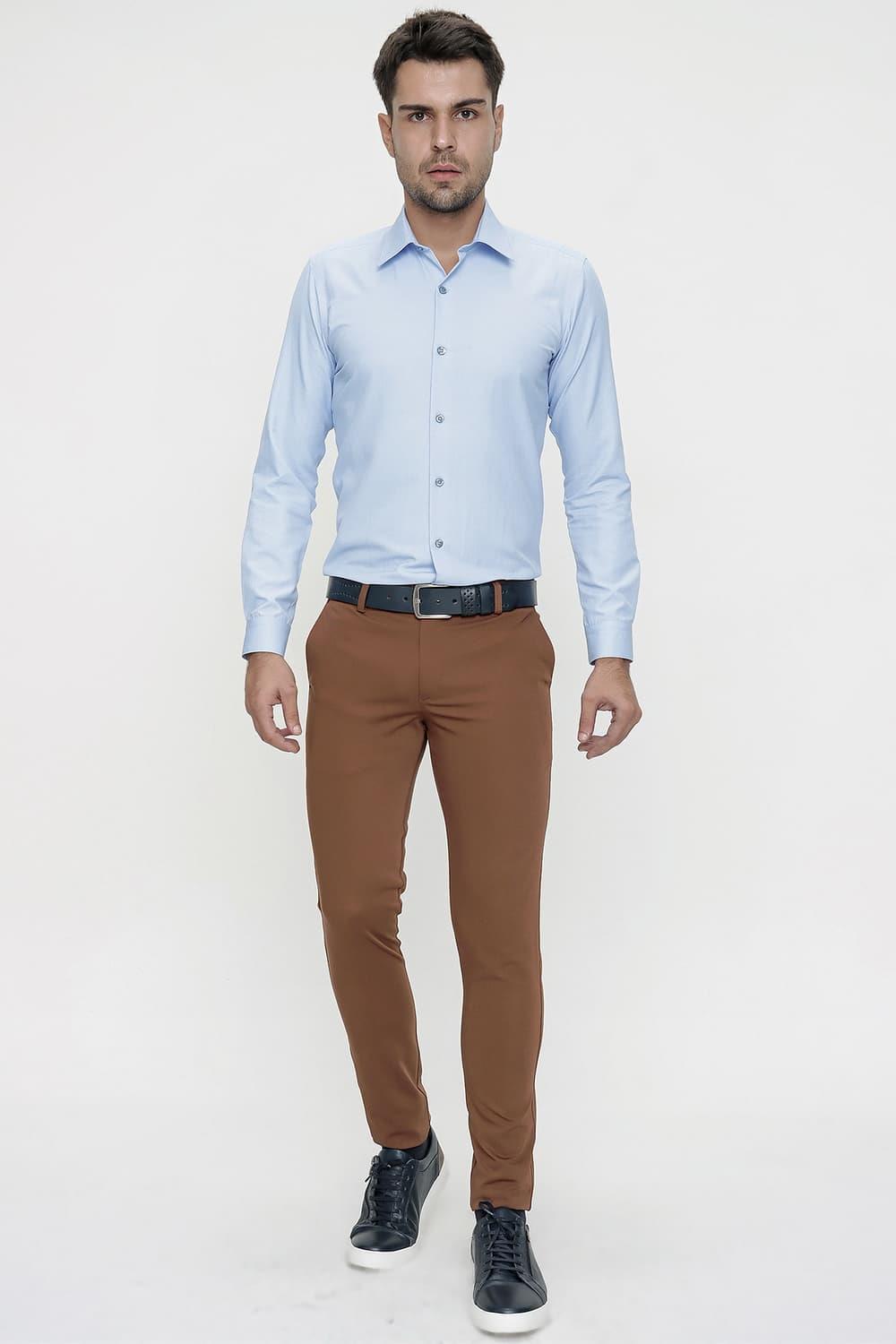 P 1084 Slim Fit Taba Spor Pantolon