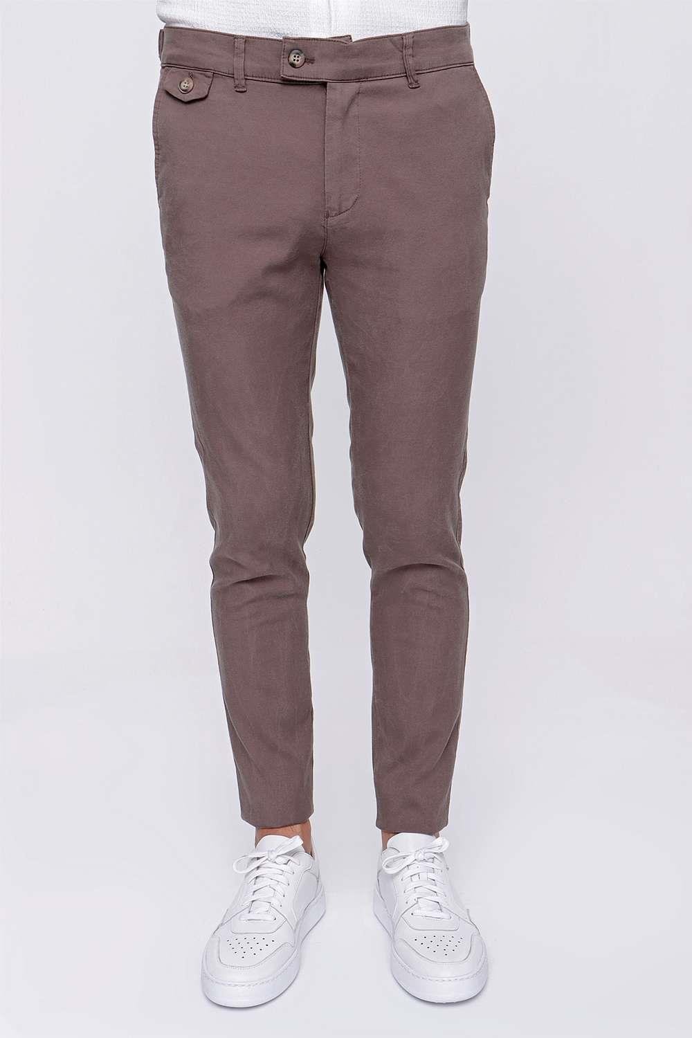 P 1093 Slim Fit Toprak Spor Pantolon