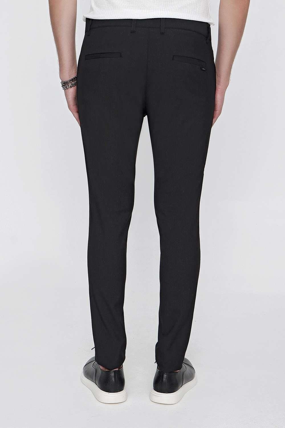 P 1097 Slim Fit Siyah Spor Pantolon