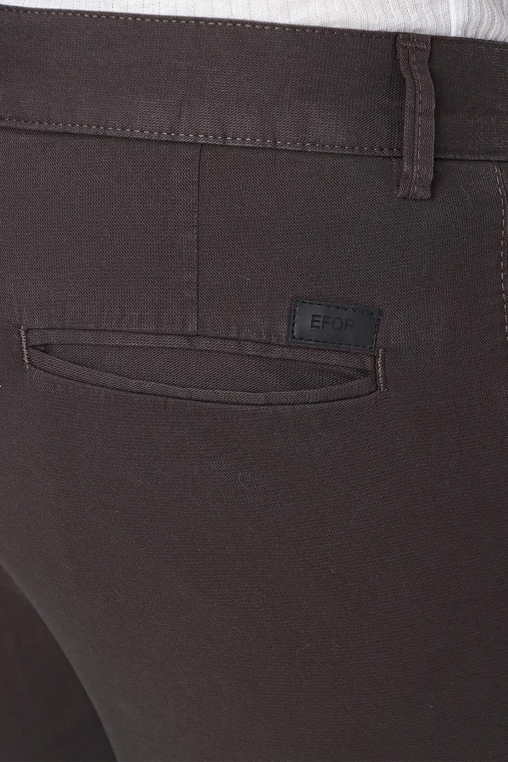 P 1100 Slim Fit Kahve Spor Pantolon