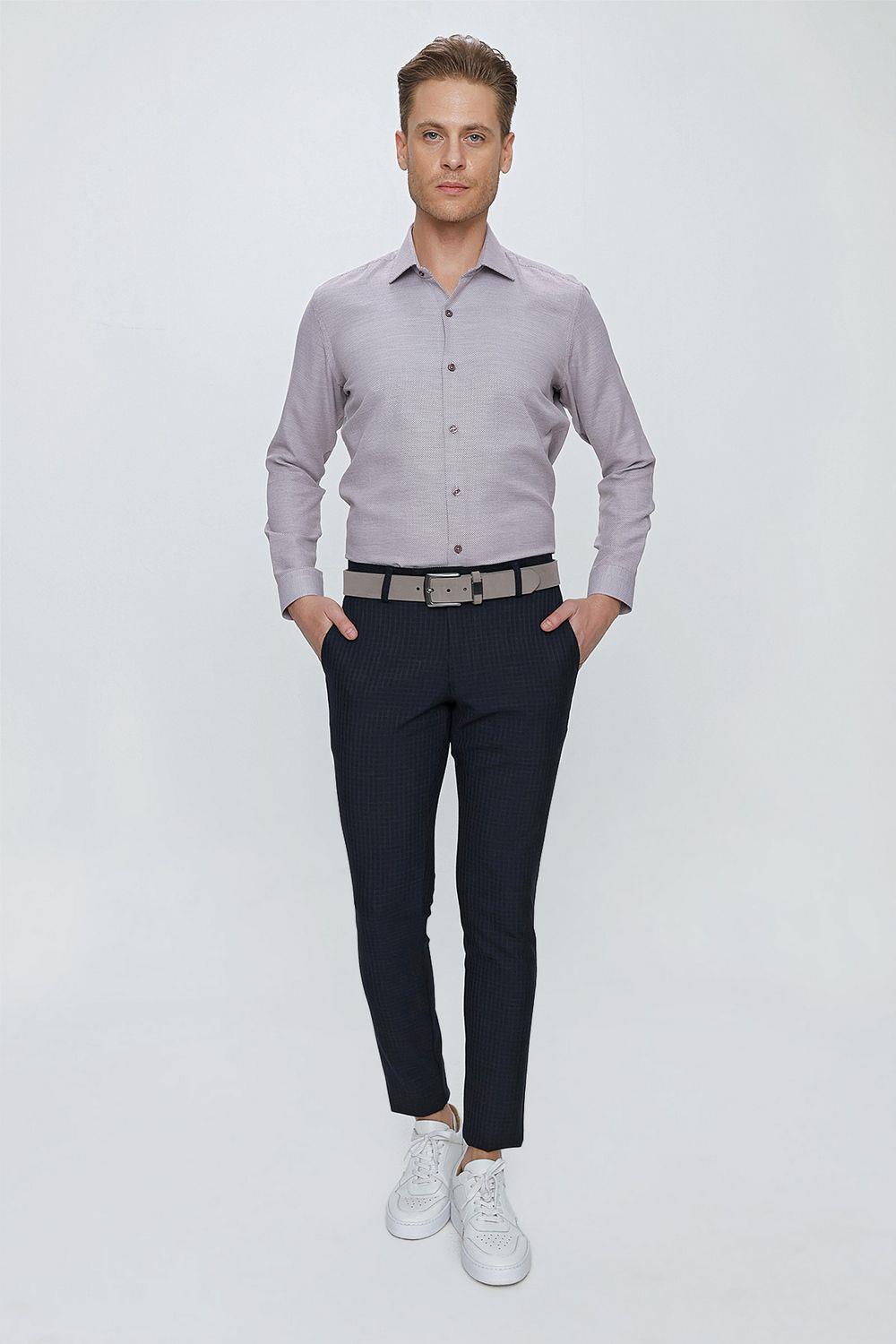 P 1103 Slim Fit Lacivert Spor Pantolon