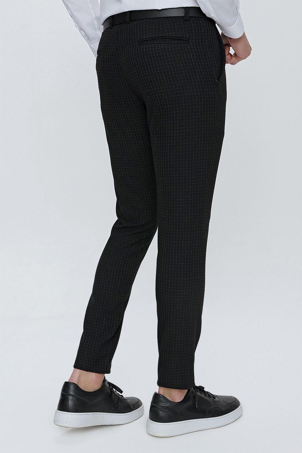 P 1103 Slim Fit Siyah Spor Pantolon
