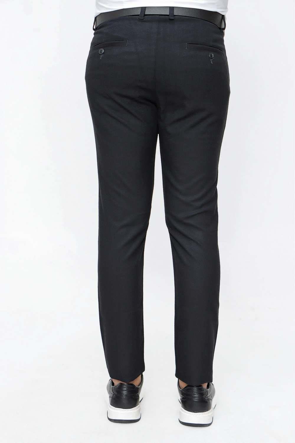 P 1104 Slim Fit Koyu Siyah Spor Pantolon
