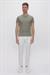 P 1122 Slim Fit Ekru Spor Pantolon