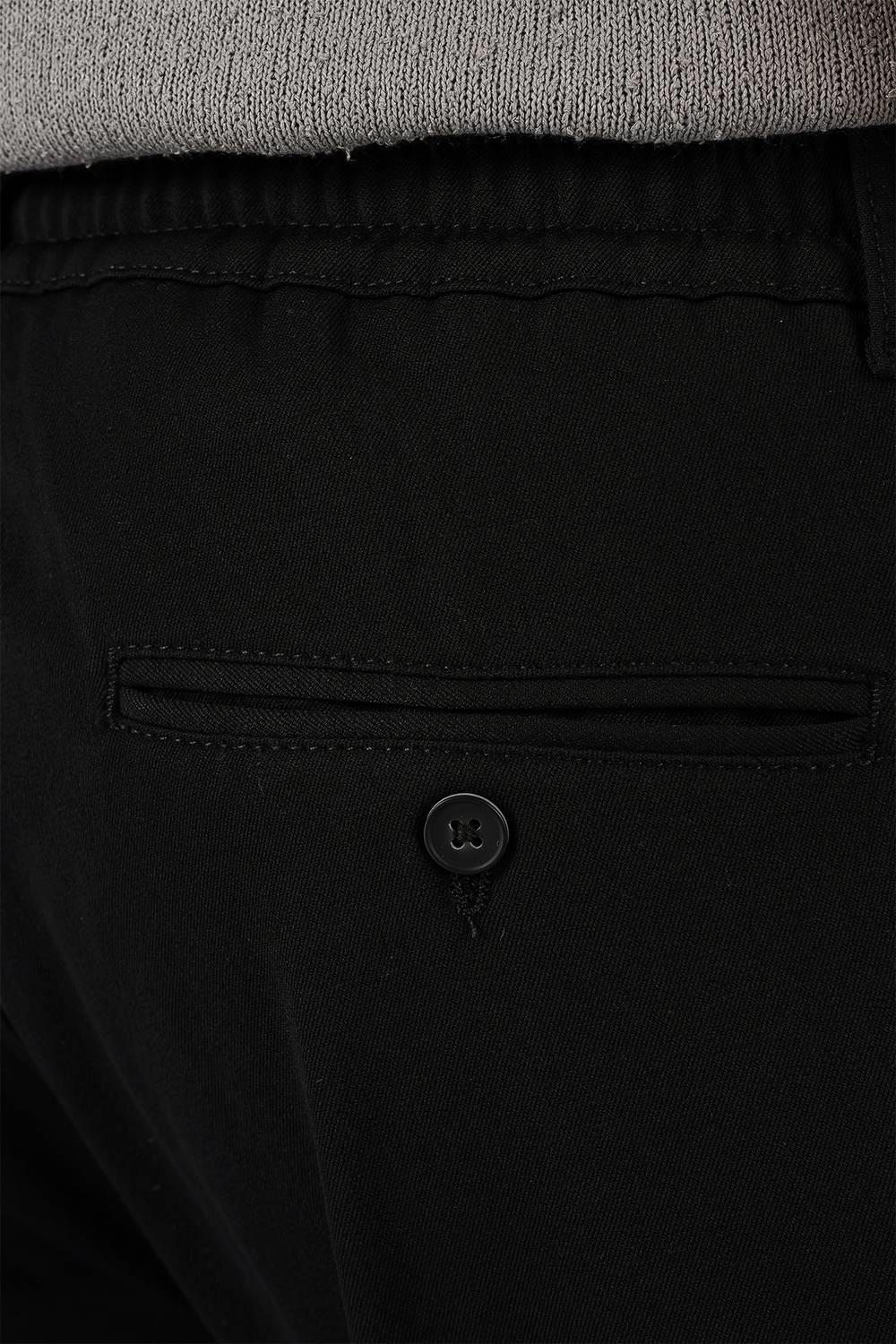 P 1131 Slim Fit Siyah Spor Pantolon
