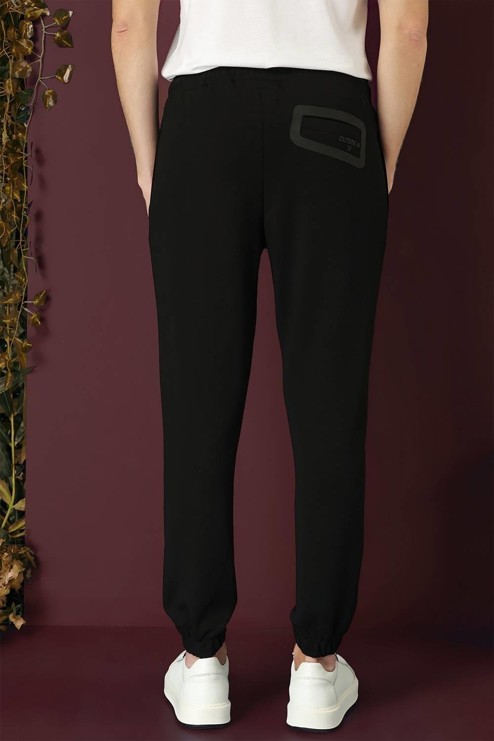 P 1140 Slim Fit Siyah Spor Pantolon