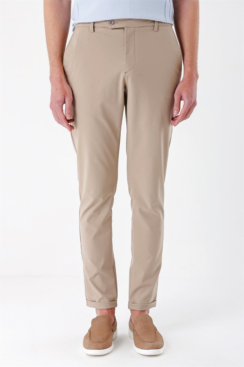 P 1150 Comfort Fit Beli Lastikli Yan Cep Taş Jogger Pantolon