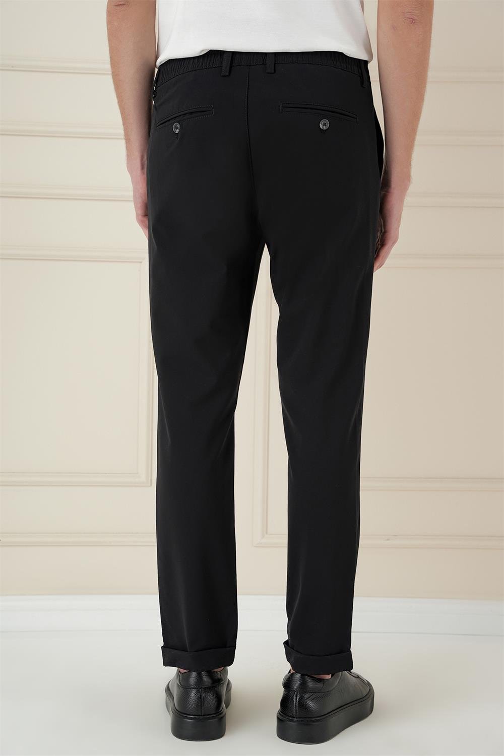 P 1150 Slim Fit Siyah Klasik Pantolon
