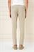 P 1161 Slim Fit Bej Klasik Pantolon