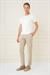 P 1161 Slim Fit Bej Klasik Pantolon