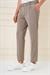 P 1164 Slim Fit Bej Klasik Pantolon