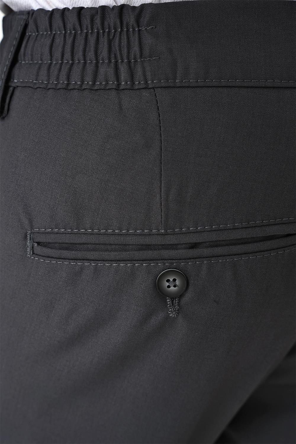 P 1165 Slim Fit Antrasit Klasik Pantolon
