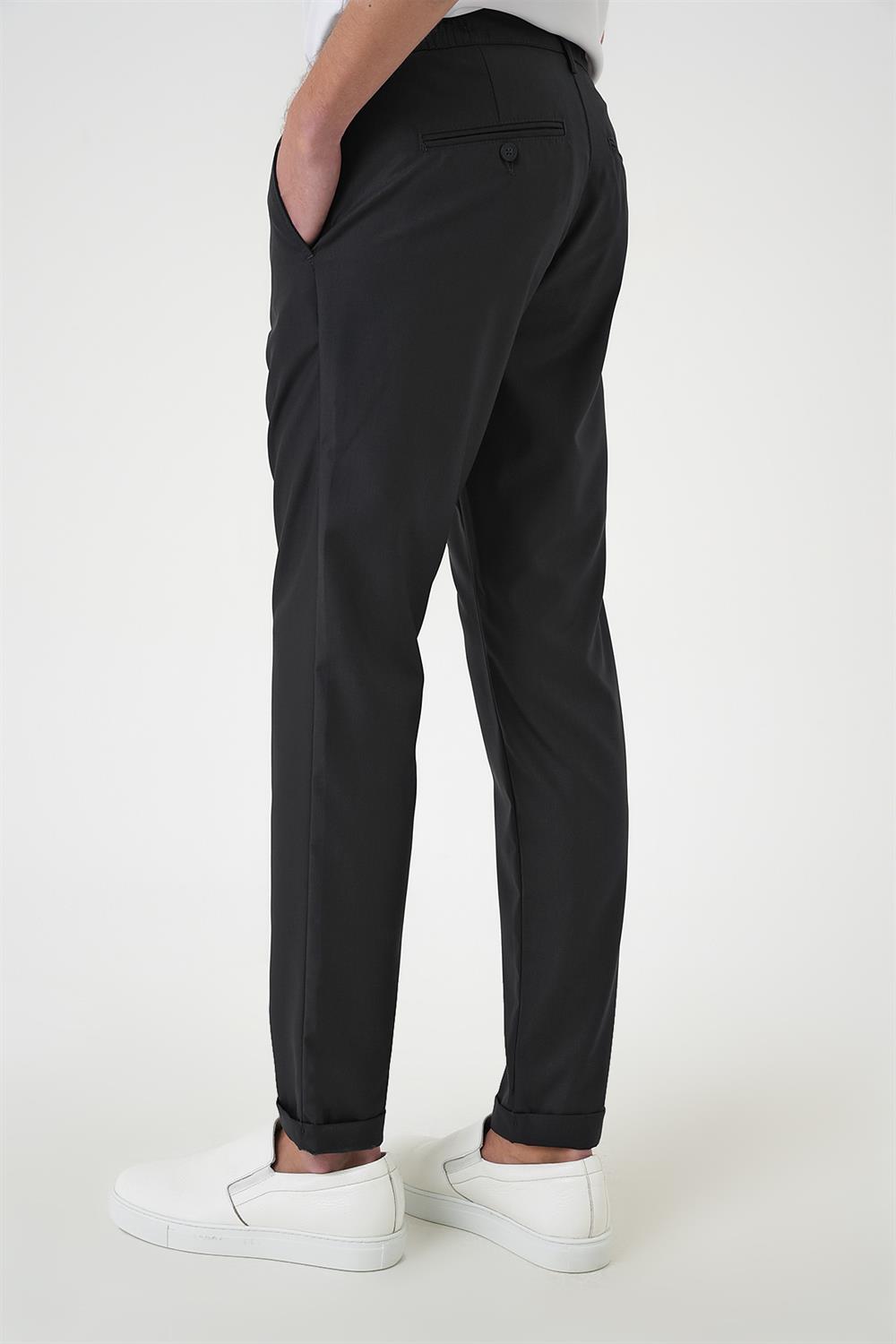 P 1165 Slim Fit Füme Klasik Pantolon