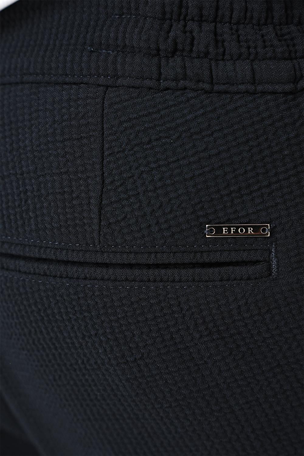 P 1166 Slim Fit Lacivert Klasik Pantolon