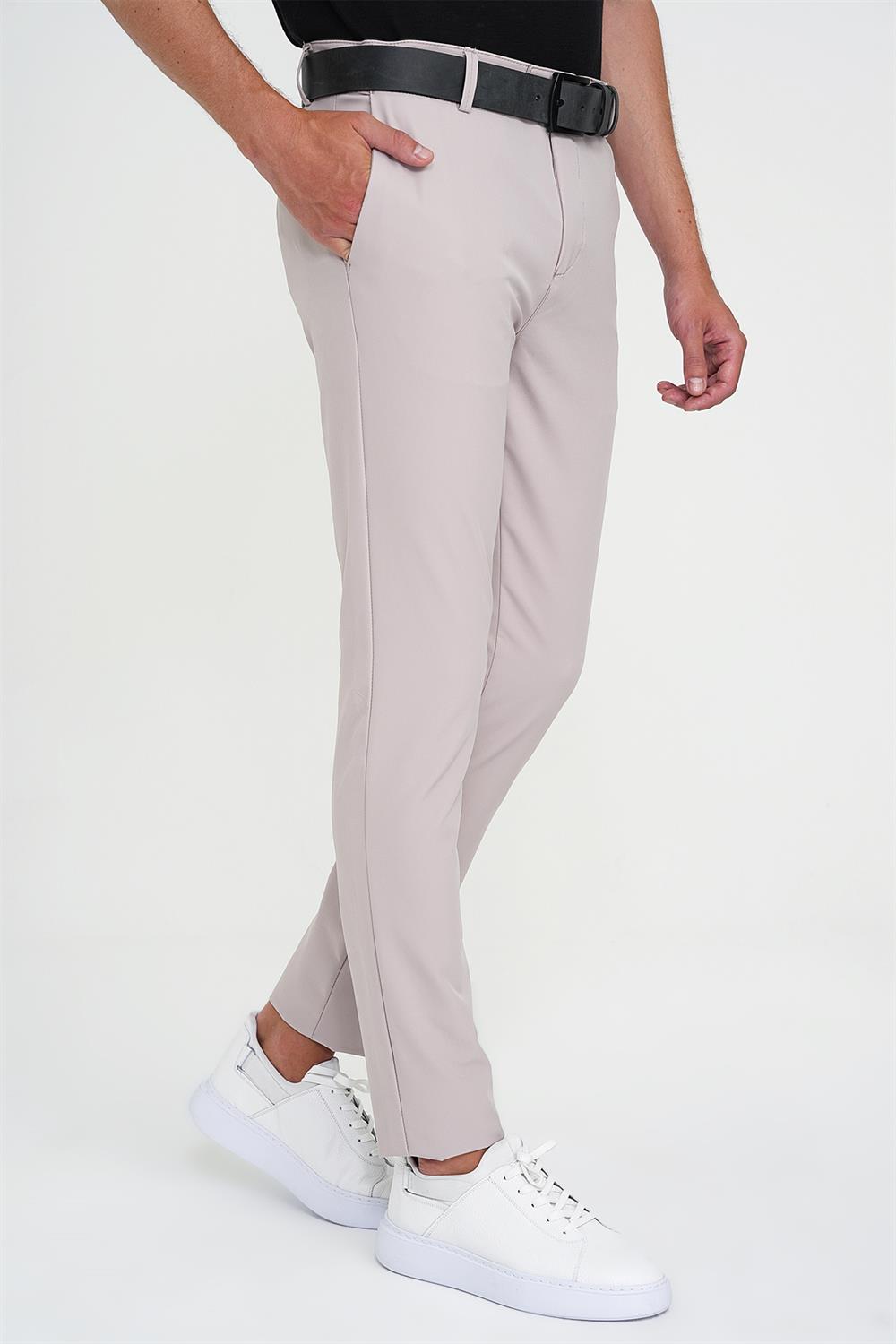 P 1197 PANTOLON SLİM FİT K.VİZON CASUAL