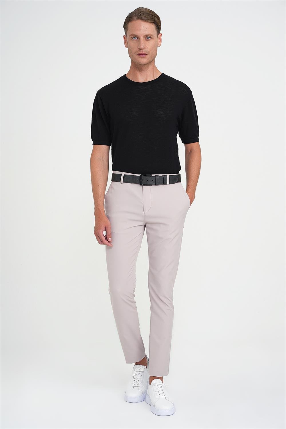 P 1197 PANTOLON SLİM FİT K.VİZON CASUAL