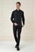 Slim Fit %100 Modal Uzun Kol Klasik Siyah Gömlek  Gk 743