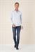 Slim Fit %100 Pamuk Non Iron Kumaş Klasik Mavi Gömlek  Gk 735