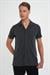 Slim Fit Apaş Yaka Modal Karışımlı Kısa Kol İndigo Gömlek G 1590