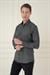 Slim Fit Baskılı %100 Pamuk Spor Siyah Gömlek  G 1587