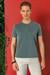 Slim Fit Bisiklet Yaka %100 Pamuk Gri Tişört Ts 878