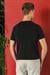 Slim Fit Bisiklet Yaka %100 Pamuk Siyah Tişört Ts 878